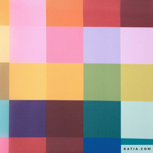 Polyester - Checks - Multicolor