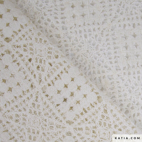 Gebreid - Crochet Squares - Ecru