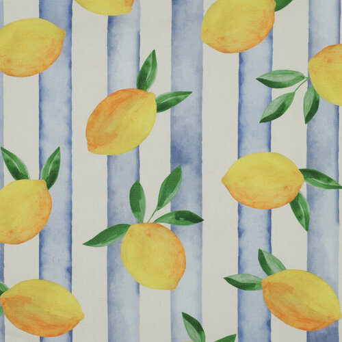 Canvas - Lemons - Blauw