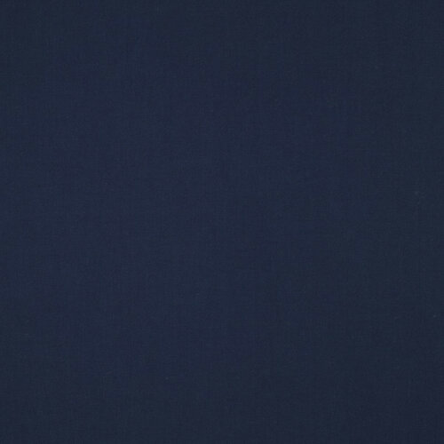 Poplin - Uni Washed - Navy