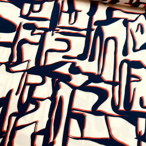 Crepe Stretch - Balance - Ecru