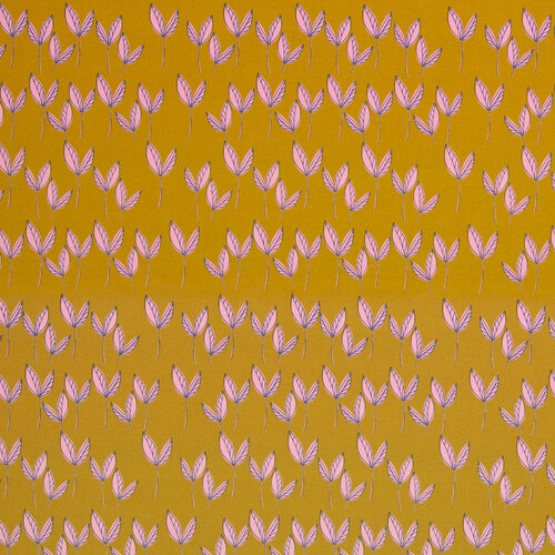 Canvas - Dancing Leaves - Oker